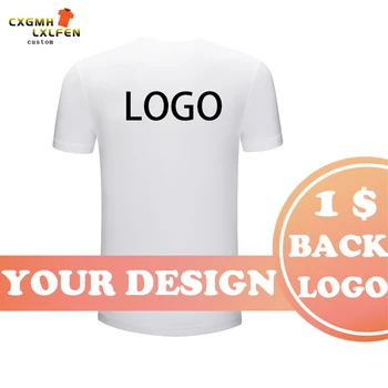 Модерен Нов продукт От най-Високо качество на Модален на Материала, Бяла Тениска За Мъже, Висококачествени Индивидуален Печат на Лого, Корпоративна Текст Изображение 2