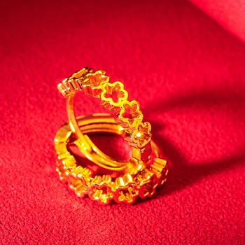 Модерни обеци-цветя от този 14-каратово злато за жени, прости обеци златни цветове, украса за годеж, подарък за рожден Ден, не изчезват