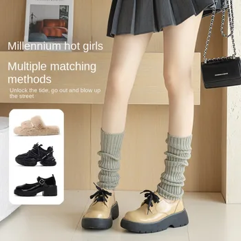 Модни Гамаши В Японски Стил, Тъфтинг Чорапи За Момичета, Чорапи За Краката в стил Лолита