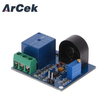 Модул сензор за защита от претоварване DC12V работен ток 0-5A Сензор за откриване на ac Изходен сигнал реле за превключване на Изображение 2