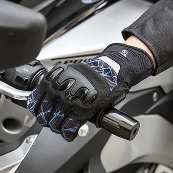Мотоциклетни ръкавици за езда Four Seasons, предпазни средства, износоустойчиви нескользящие ръкавици, Мотоциклетни дишащи ръкавици, защита за състезания Изображение 2