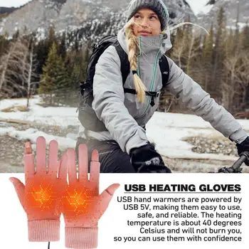 Мотоциклетни ръкавици с USB-топъл, мотоциклетни преносими зимни ръкавици с топъл, колоездене Нескользящие Акумулаторни Уреди за ръце в студено време Изображение 2