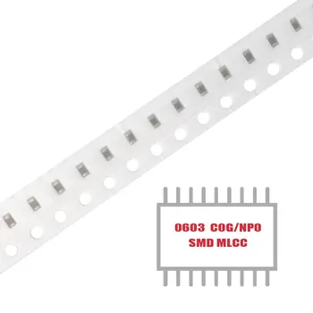МОЯТА ГРУПА 100ШТ SMD MLCC CAP CER 6.9 PF 100V C0G/NP0 0603 Многослойни Керамични Кондензатори за Повърхностен монтаж на разположение на склад