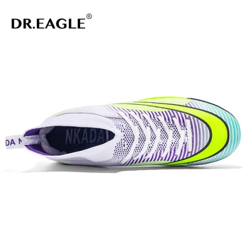 Мъжки футболни обувки DR.EAGLE, улични детски футболни обувки TF / FG, Нескользящая спортни обувки за тренировки, маратонки, мъжки футболни обувки Изображение 2