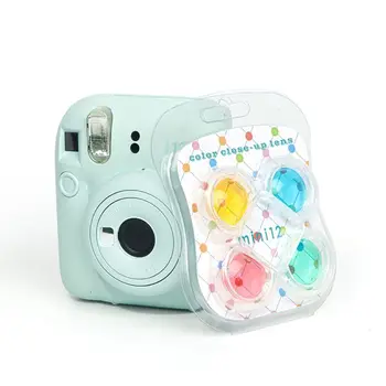 Набор от филтри за фотоапарат миг печат с цветен филтър близък план, за да Fujifilm Instax Mini 12 Изображение 2