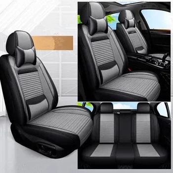 Най-добро качество! Пълен комплект калъфи за автомобилни седалки на Nissan Murano Z51 2014-2008, удобна, дишаща еко-възглавница за седалка, безплатна доставка