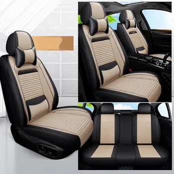 Най-добро качество! Пълен комплект калъфи за автомобилни седалки на Nissan Murano Z51 2014-2008, удобна, дишаща еко-възглавница за седалка, безплатна доставка Изображение 2