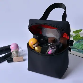 Найлон водоустойчива модерна чанта Органайзер за червило Косметичка с цип Чанта за тоалетни принадлежности, Дамски косметичка Корея, чанта за съхранение
