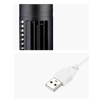 Нов USB кула фен безлопастный фен кула електрически вентилатор Мини вертикален климатик, безлопастный стоящ фен Изображение 2