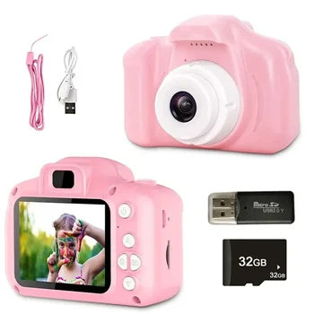 НОВА детска мини цифров фотоапарат X2 могат да снимат видео с малки slr играчки