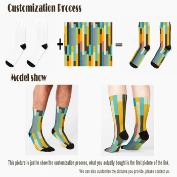 Нови Математически Формули Черна Дъска Ученически Чорапи За Отрепки Цветни Чорапи Персонализирани Потребителски Чорапи За Възрастни Унисекс Популярни Подаръци Изображение 2
