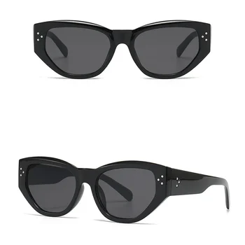 Нови Модни Луксозни Маркови Дизайнерски Слънчеви Очила С Нитове 