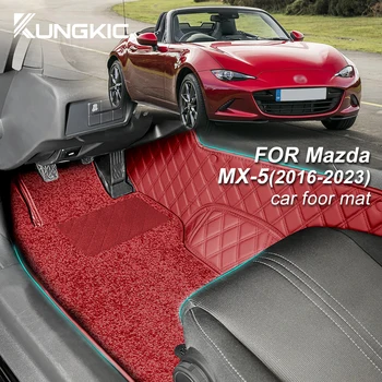 Оригинален Модел на Автомобила интериор Автоаксесоари За Mazda MX-5 (2016-2023) 3шт Плюшен Кожа all Inclusive Авто Мат Килим
