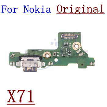 Оригинална док станция за зарядното устройство, USB-порт за зареждане, штекерная такса, гъвкав кабел за Nokia 7 5.1 6.1 Plus 6.2 7.2 X5 X6 X7 X71 8.3 Изображение 2