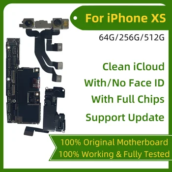 Оригиналната безплатна дънна платка iCloud за iPhone XS Max с Face ID, разблокированная за iPhone X XR, актуализация подкрепа платка логика Изображение 2