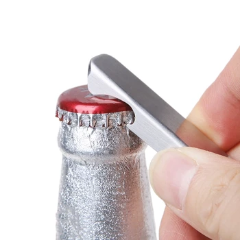 Отварачка за бутилки 25UC с пръстена за ключовете на Преносими пътни инструменти за маникюр ключодържатели от неръждаема стомана