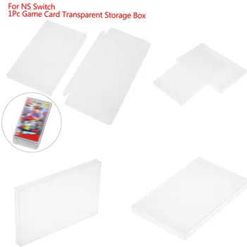 Пластмасова прозрачна защитна кутия за съхранение на колекции цветни игрални карти 1бр за домашни ЛЮБИМЦИ, за NS Switch Изображение 2