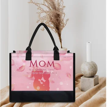 Подарък чанта-тоут за най-добрата мама, здрава чанта през рамо с дълга дръжка, дамски чанти за партита на открито, сватба, модни чанти-тоут, чанти Bolsos, Новост Изображение 2