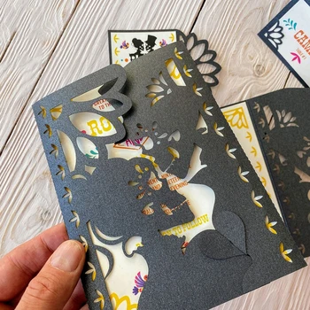 Покани метални печати за scrapbooking на Хелоуин, албум за щамповане на хартиени картички, декоративни изделия