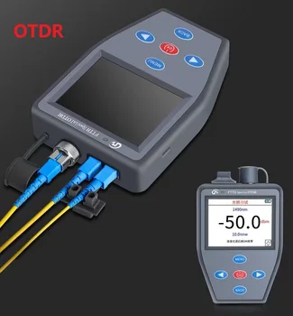 Португалски Английски Измерване на Оптична мощност 4 в 1 FTTH Active Fiber OTDR Стабилен източник на светлина VFL Многофункционален оптичен тестер