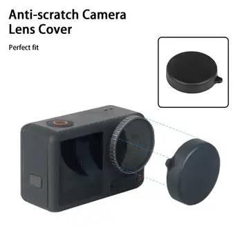 Практичен силиконов защитен калъф за обектив екшън-камера, Ультратонкая конструкция скоба за капак на обектива