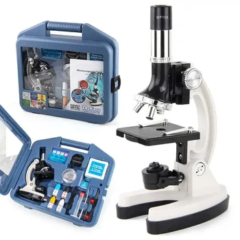 Преносими професионални комплекти цифрови микроскопи 1200X Ученически електронно-оптични Биологични микроскопи за научно образование