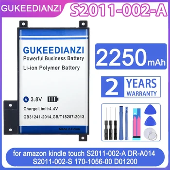 Преносимото батерия GUKEEDIANZI S2011-002-A 2250 mah за amazon kindle touch S2011-002-A DR-A014 S2011-002-S 170-1056-00 D01200