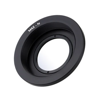 Преходни пръстен на обектива на обектива M42 за Nikon адаптер конвертор с безкрайно фокусно разстояние Стъкло за огледално-рефлексен фотоапарат Nikon DSLR Изображение 2