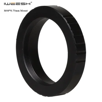Преходни пръстен с монтиране на М48 * 0,75 за обектив телескопического фокусиращ Canon EOS R RF за фотоапарат Nikon Z mount