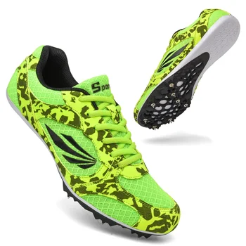 Професионална мъжки обувки за лека атлетика, дишащи Дамски спортни обувки за лека атлетика за бягане, мъжки обувки за спорт на теста