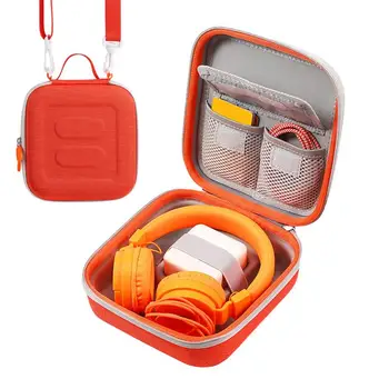 Пътна твърда чанта Мини-радио пътна чанта за носене Преносима чанта за носене с цип слушалки, зарядни устройства