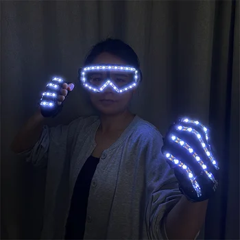 Ръкавици с мига на осветление, ръкавици с led подсветка, най-якото забавление за cosplay-костюмированной партита