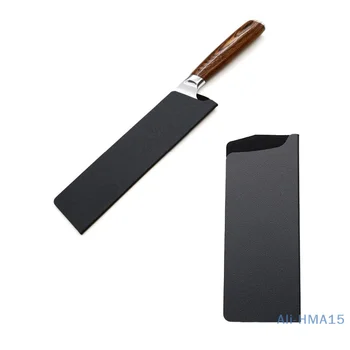Сабя за кухненски нож, черни калъфи за ножове, Защитно покритие за острието на нож, Защита на ръбовете, калъф за кухненски принадлежности Изображение 2