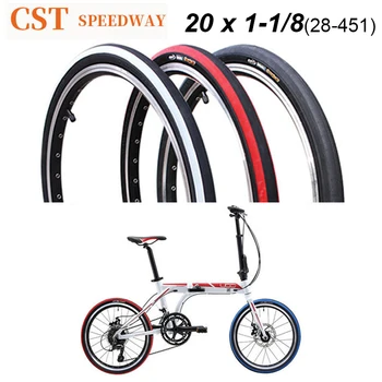 Сгъваема Велосипедна гума CST 20*1-1/8 Велосипедни Гуми Ultralight 60TPI С малки Колело, Велосипедна гума 28-451, Въздушно Велосипедна детайл Колоездене тип