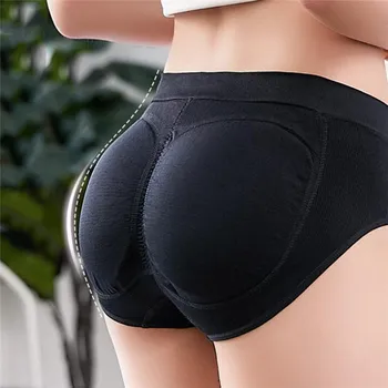 Секси бикини с подплата, Безшевни бикини отдолу бельо с ефект повдигащ задните части на дамско бельо с добро качество Гащи за стягане на задните части