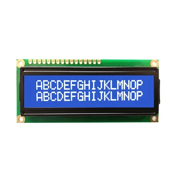 Син 1602 16x2 знаков LCD дисплей модул HD44780 контролер син за Arduino