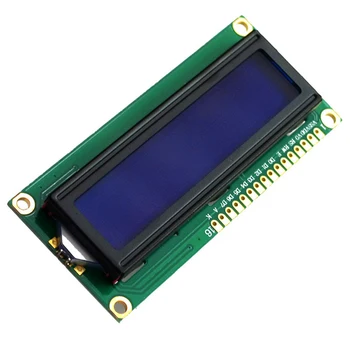 Син 1602 16x2 знаков LCD дисплей модул HD44780 контролер син за Arduino Изображение 2