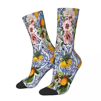 Сицилиански реколта чорапи в стил поп-арт мъжки дамски летни чорапи Harajuku