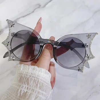 Слънчеви очила в стил Steampunk с диаманти 