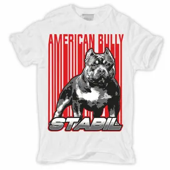 Тениска American Гепи stable Bulldog I love Bullies Куче Подарък DOGLOVER