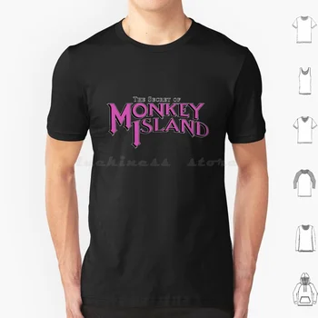 Тениска Secret Of Monkey Island 6xl Cool Cotton Tee Dvg Dizionario Dei Videogiochi 80-те Ретро-Ретроигры Реколта Стари Игри