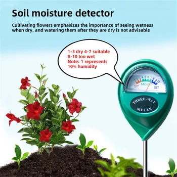 Тестер за Влага на почвата Humidimetre Meter Детектор за Влажност за Градински Растения Цветя Измерване на Влажност на Градински Инструменти Формата на Капки вода