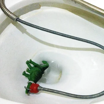 Тоалетна Змия 51-инчови инструменти за дноуглубления тръби, Домакински почистващи препарати за кухненски мивки Пружина Възвратна тръба багер за премахване на тръбопровода Изображение 2