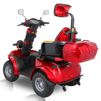 Товарен 4-колесни снежен офроуд автомобил за инвалиди, електрически скутер за възрастни на големи разстояния Изображение 2