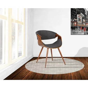 Трапезария стол Butterfly от Плат, Дървени Въглища и Довършителни вкусен дърво 22D 21W X X 29H в Комплект с Безплатни Меки Столове за Кухня Mobile Изображение 2