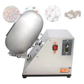 Търговска машина за нанасяне на покритие върху шоколад, бадеми, лешници-с функция за електрическо отопление, машина за нанасяне на покритие върху арахисовый захар Изображение 2