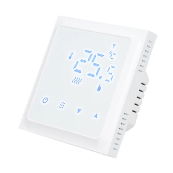 Умен отопление термостат Lepmerk HY610 Цифров регулатор за температура а приложение за Управление на мобилния телефон Сензорен екран Smart RM APP Control