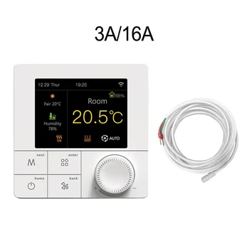 Умен термостат за подгряване на пода, за да Sasha WiFi електрическото подово отопление, Водогазовый котел, термостат, температурен регулатор Изображение 2