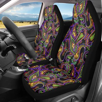 Универсални калъфи за автомобилни седалки с шарени Вратовръзки в ретро дизайн, нов, стилен разпечатки за джипове, Нескользящие седалките в салона на автомобила