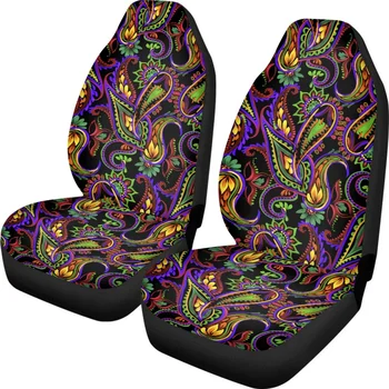 Универсални калъфи за автомобилни седалки с шарени Вратовръзки в ретро дизайн, нов, стилен разпечатки за джипове, Нескользящие седалките в салона на автомобила Изображение 2
